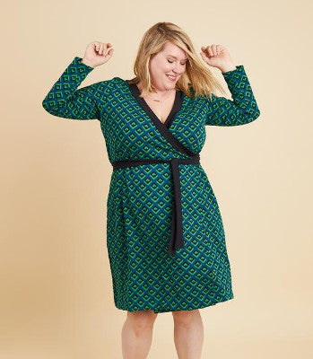 Wrap Dress: Knit or Woven – Made Sewing ...